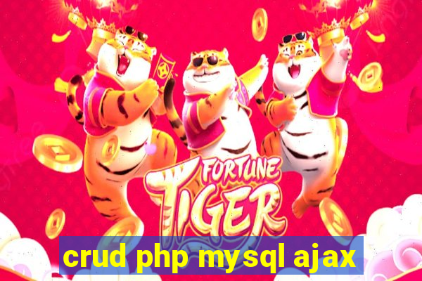 crud php mysql ajax